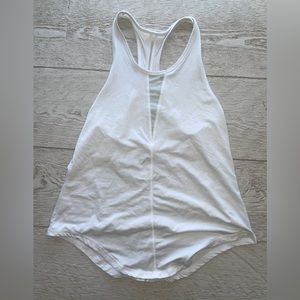 White zyia tank top size large workout tank top